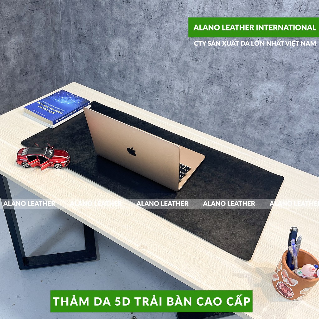 [Hình Thật / Giá Xưởng] Thảm Da Trải Bàn 5D Màu Đen Chống Thấm, Chống Trầy, Tiện Lợi, Bảo hành 2 Năm Tại Xưởng