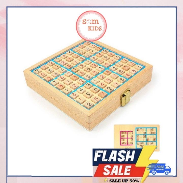 Bộ Trò Chơi, Đồ Chơi Sudoku 3 In 1 ( 3 Cấp Độ) - Giúp Bé Phát Triển Trí Tuệ Vượt Trội
