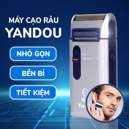 Máy Cạo Râu Mini Yandou SC-W301U Nobiman Nhỏ Gọn Cắt Siêu Sắc Siêu Bền Pin Cực Trâu Có Thể Thay Lưỡi