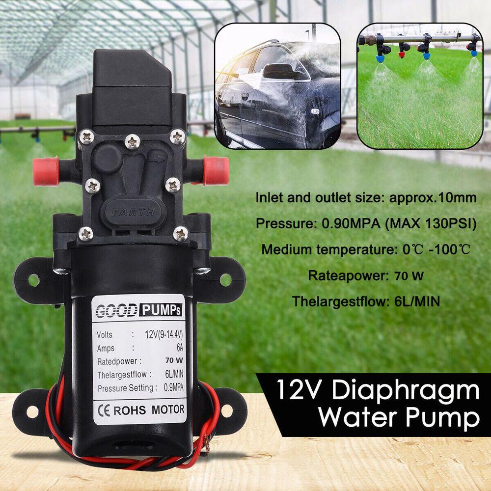 Máy Bơm Nước Áp Suất Cao 130PSI 70W Màu Đen