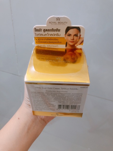 Kem dưỡng da ốc sên White snail gold 15g