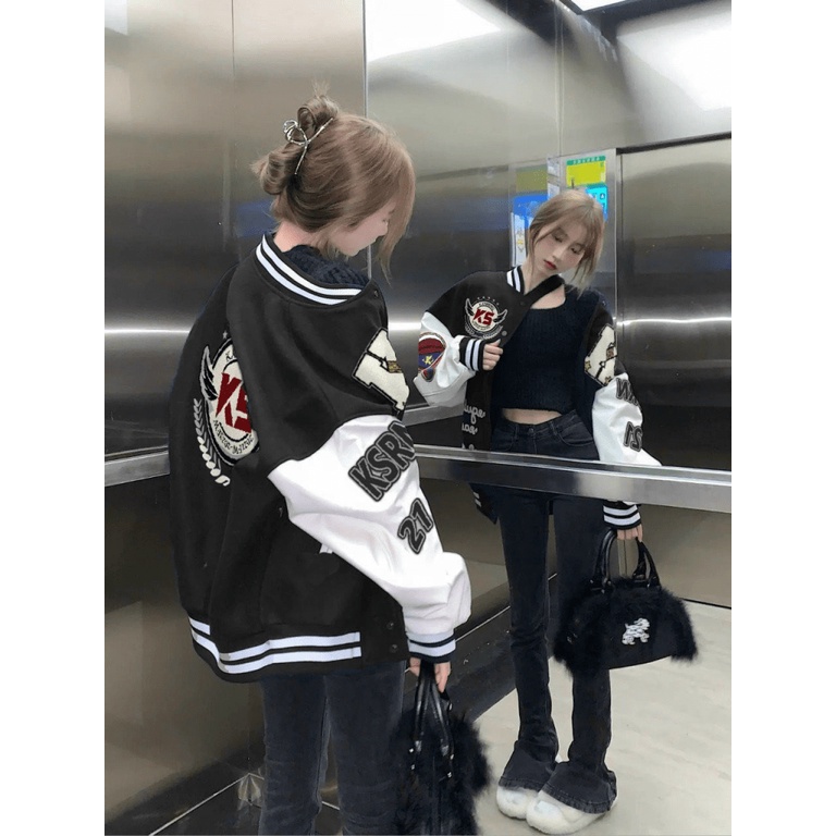 (FREE SHIP) ÁO KHOÁC BOMBER NAM NỮ HUY HIỆU K5 SÀNH ĐIỆU THỜI TRANG PHONG CÁCH TRẺ TRUNG NĂNG ĐỘNG TK 2022