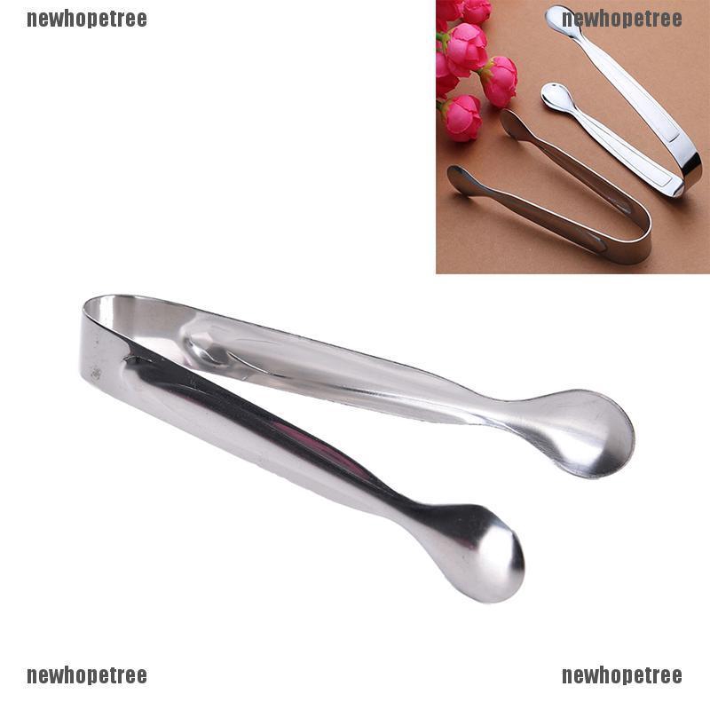 Dụng cụ gắp nước đá bằng thép chống rỉ màu bạc