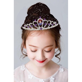 Vương miện đính đá pha lê hình công chúa sofia cho trẻ em