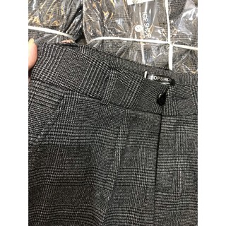 Quần baggy vải kẻ (Ảnh thật)