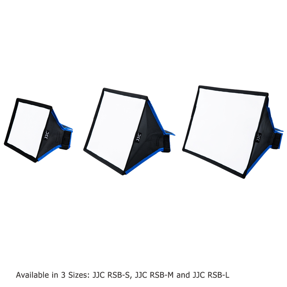 JJC Hộp mềm đèn flash có thể gập lại, Bộ khuếch tán đèn flash cho máy ảnh di động Hộp mềm đèn hình chữ nhật đa năng cho hầu hết các đèn flash di động, Có sẵn kích thước L / M / S, Phụ kiện máy ảnh DSLR