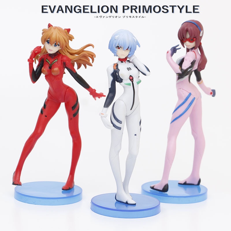 Set 3 mô hình nhân vật hoạt hình Evangelion Eva 02