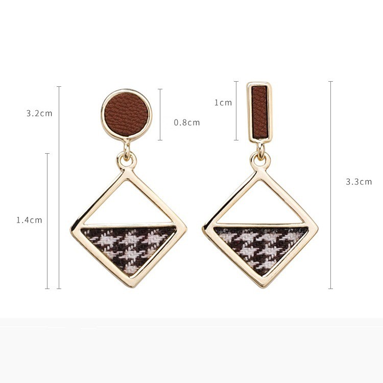 Bông tai thời trang Hàn cực xinh, bạc Ý S925 - HT269