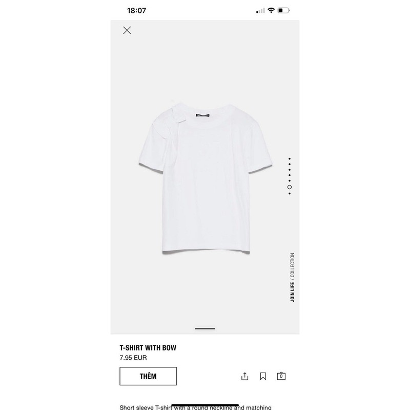 Áo phông Zara Auth Sale