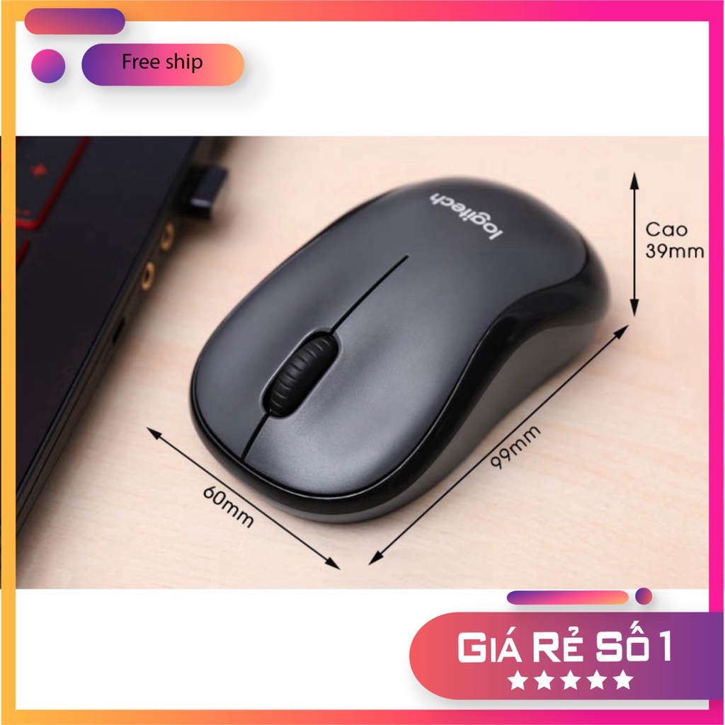 Chuột không dây logitech m220 không tiếng ồn TẶNG PIN