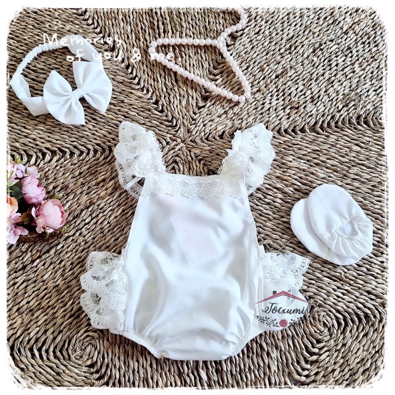 [SET 3 MÓN] SET BODY THIÊN NGA TRẮNG  VIỀN REN CỰC CHẤT [BIKINI]