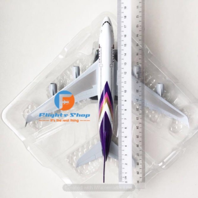 Mô hình máy bay tĩnh A380 Thai Airways 20cm