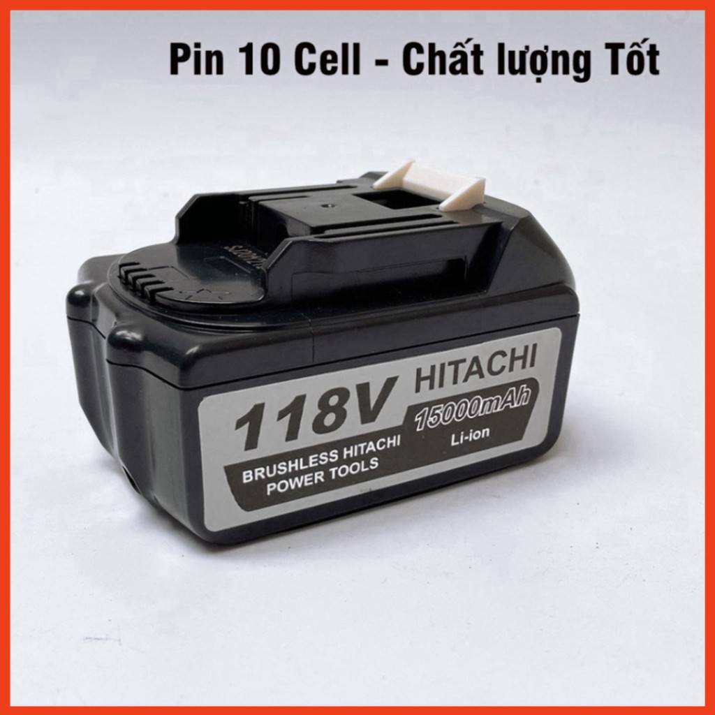 BẢO HÀNH 12 THÁNG Pin Máy Siết Bulong, Máy Khoan Pin HITACHI 10 Cell | sẵn hàng|