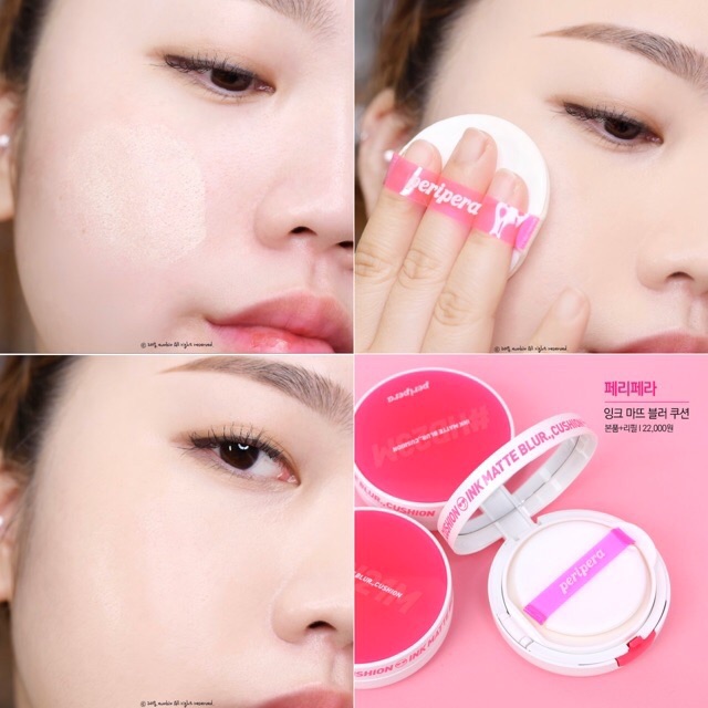 Phấn nước Peripera Ink Matte Blur Cushion SPF50+ PA+++