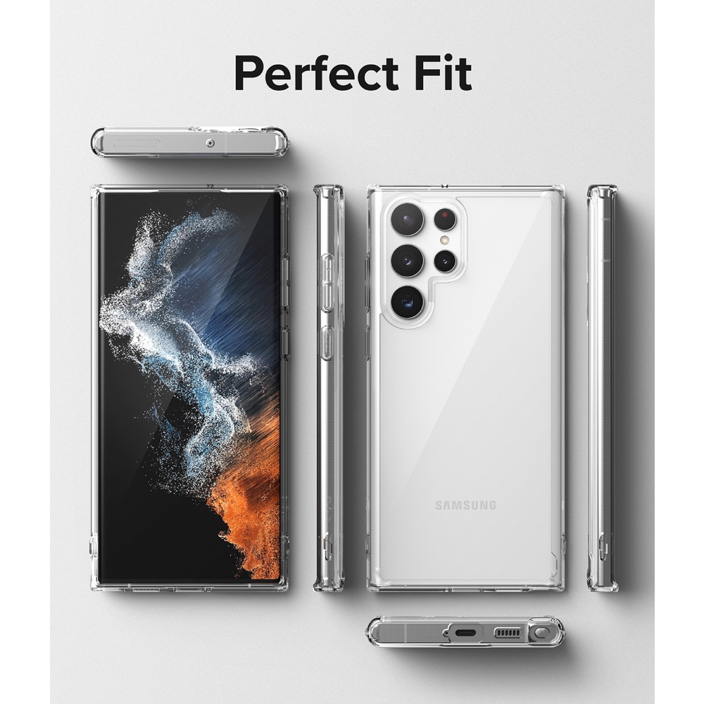 Ốp lưng Galaxy S22 Ultra Ringke Fusion - Nhập khẩu Hàn Quốc