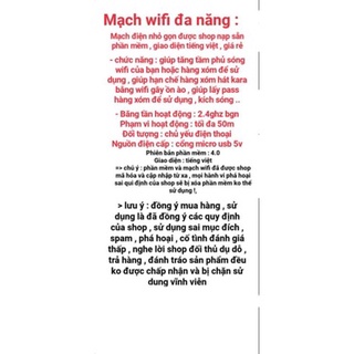 ♗✢mạch kích sóng wifi đa năng