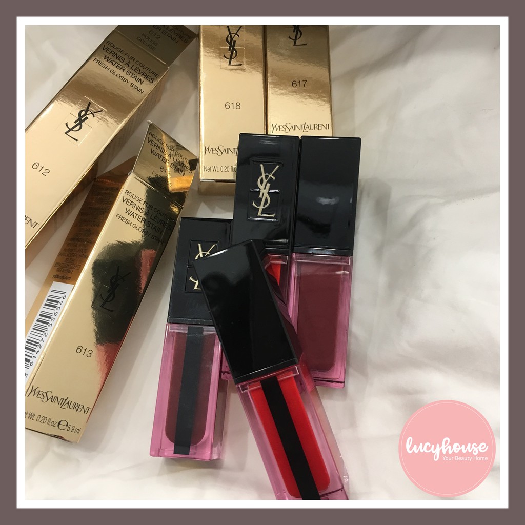 (Có sẵn) Son YSL Water Stain - Full size, Full box