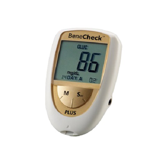 Máy đo đường huyết 3 trong 1 Benecheck Plus Máy đo đường huyết, mỡ máu, axit uric trong máu