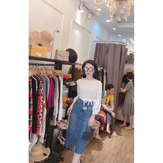 Chân váy bò xẻ ( kèm video và ảnh thật)