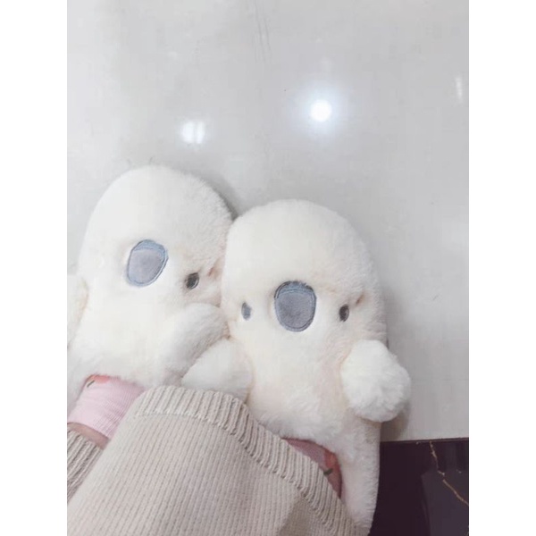 Dép bông hình cún dễ thương