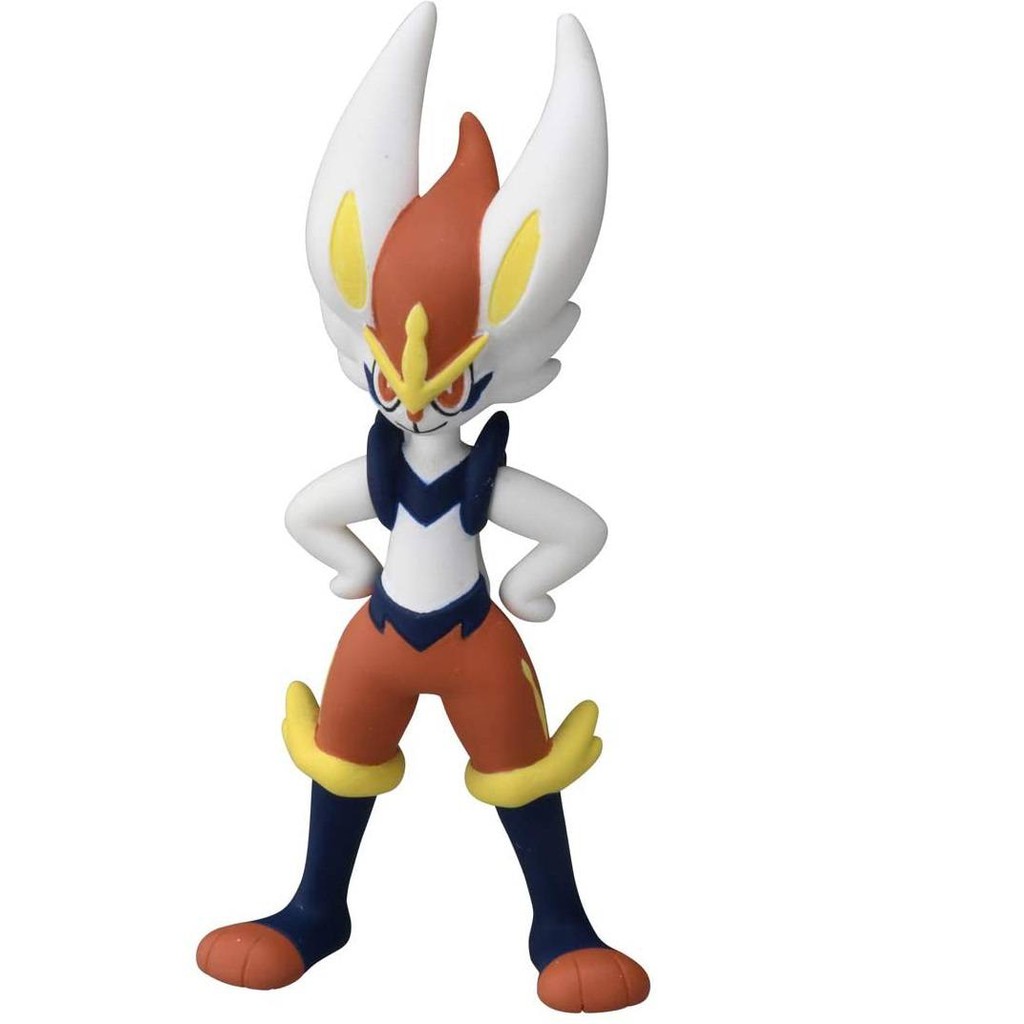 Mô Hình Pokemon Cinderace của Takara TOMY Nhật Bản Standard Size - Pokemon Figure Moncolle