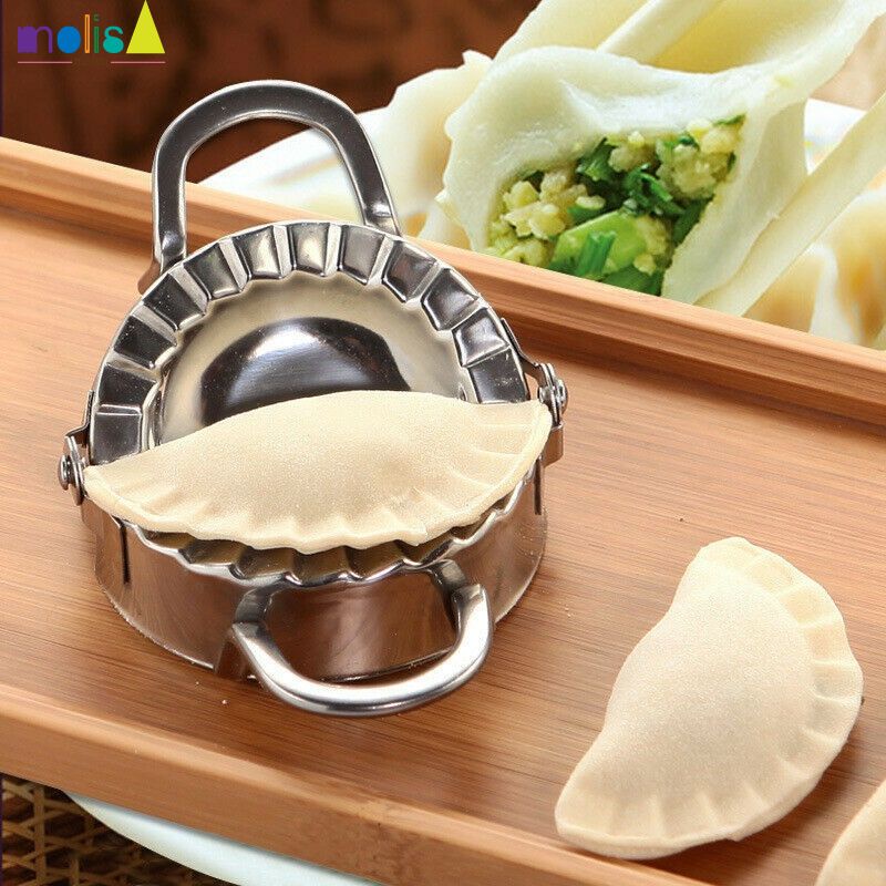 Sẵn Sàng 2 Chiếc Đồng Hồ Thép Không Gỉ Bánh Bao Khuôn Mẫu Hướng Dẫn Sử Dụng Báo Chí Bánh Bao Da Khuôn Bánh Bột Ăn Dặm RiDielac Vị Mặn Bò Rau Củ Làm Cho Nhà Bếp Tiện Ích-Molisa