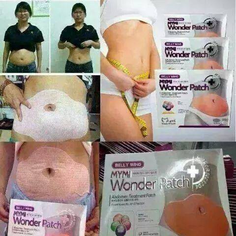 Sale - GIẢM Miếng dán tan mỡ bụng MYMI Wonder Patch Hàn Quốc (Hộp gồm 5 miếng) sản phẩm y hình