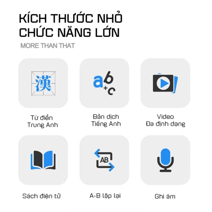 [HÀNG CHÍNH HÃNG] MÁY NGHE NHẠC XEM PHIM MÀN HÌNH CẢM ỨNG BLUETOOTH RUIZU D66 BỘ NHỚ 16GB