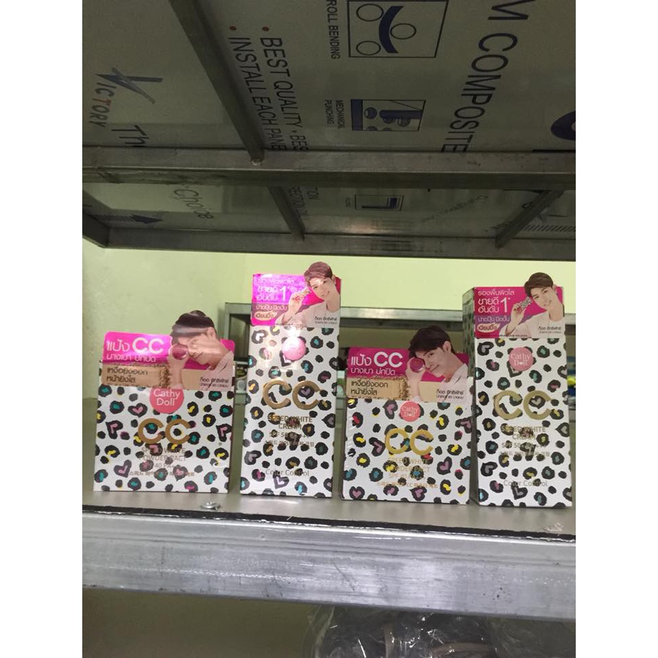 Kem nền + phấn phủ Siêu Hút Dầu Cathy Doll CC SPF40 PA+++ Thái Lan | BigBuy360 - bigbuy360.vn