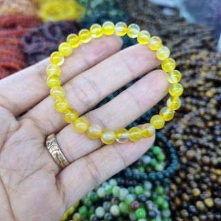Vòng tay phong thủy màu đỏ, màu xanh lá, màu xanh ngọc, màu vàng size 6mm
