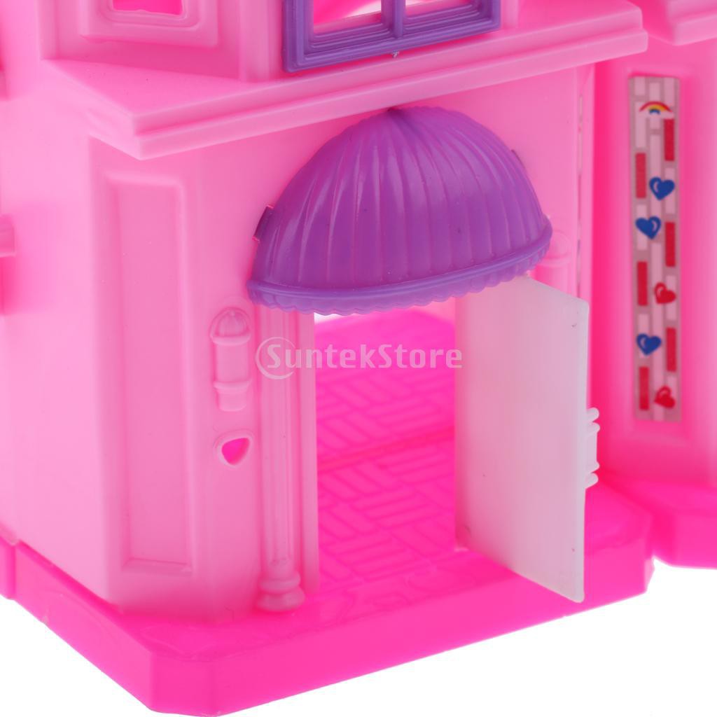 Ngôi nhà cổ tích bằng nhựa cho búp bê Barbie