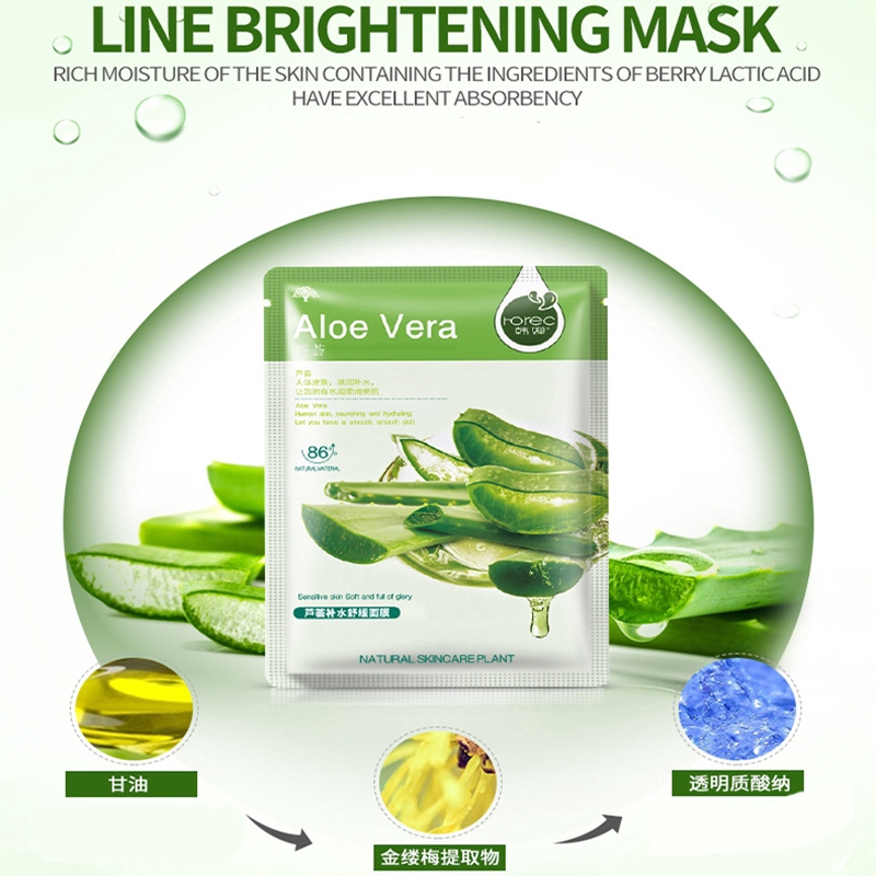 [Hàng mới về] Mặt nạ trái cây dưỡng ẩm hydrat hóa chứa tinh chất làm sáng da cho nữ