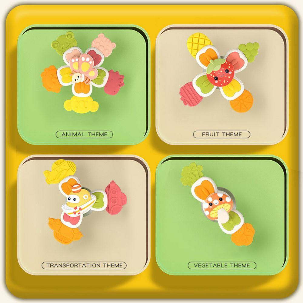 1 Bộ Đồ Chơi Con Quay Hình Hoạt Hình Có Giác Hút Giáo Dục Sớm Cho Bé Khi Tắm Con Quay Spinner