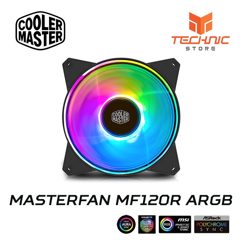 Quạt tản nhiệt CoolerMaster MasterFan MF120R ARGB