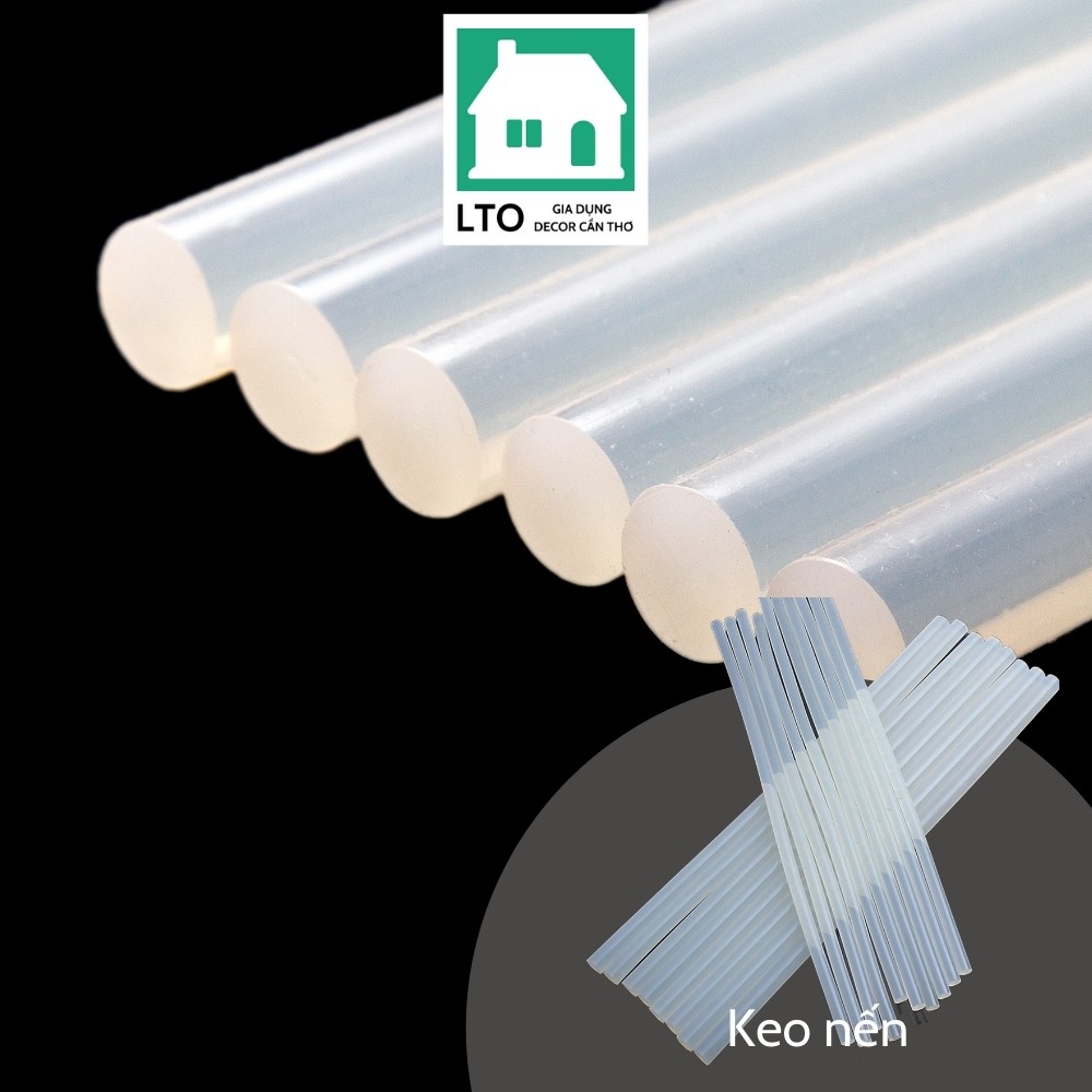 1 cây keo nến silicon loại nhỏ 27cm dùng cho súng bắn keo 20W Giá rẻ