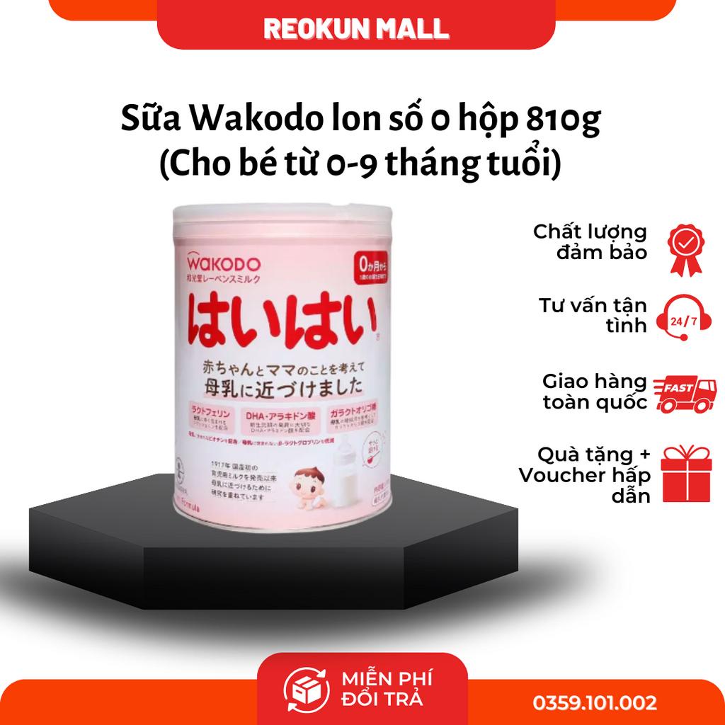 (HCM) SỮA LON WAKODO NỘI ĐỊA NHẬT SỐ 0 810G VÀ SỐ 3 830G CHO BÉ - DATE XA MẪU MỚI/ MẪU CŨ