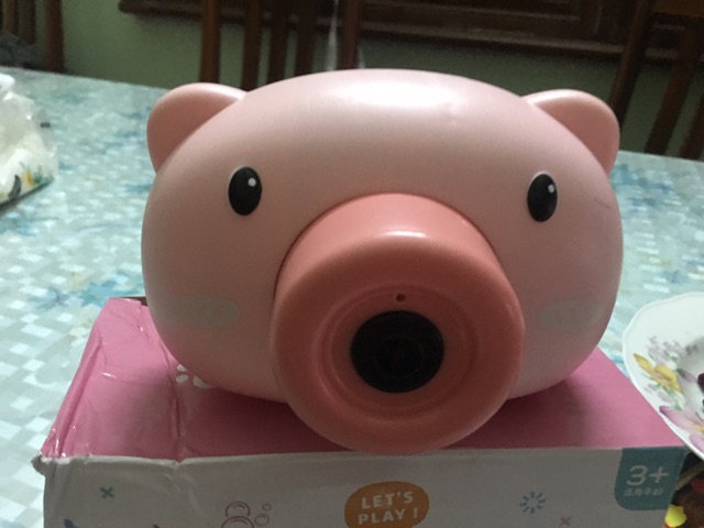 Máy ảnh bong bóng hình chú heo ngộ nghĩnh