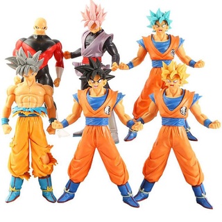 Mô Hình Dragon Ball - Bộ 06 Mô Hình Songoku Trucks Jiren Siêu Chiến Binh - Cao 18cm