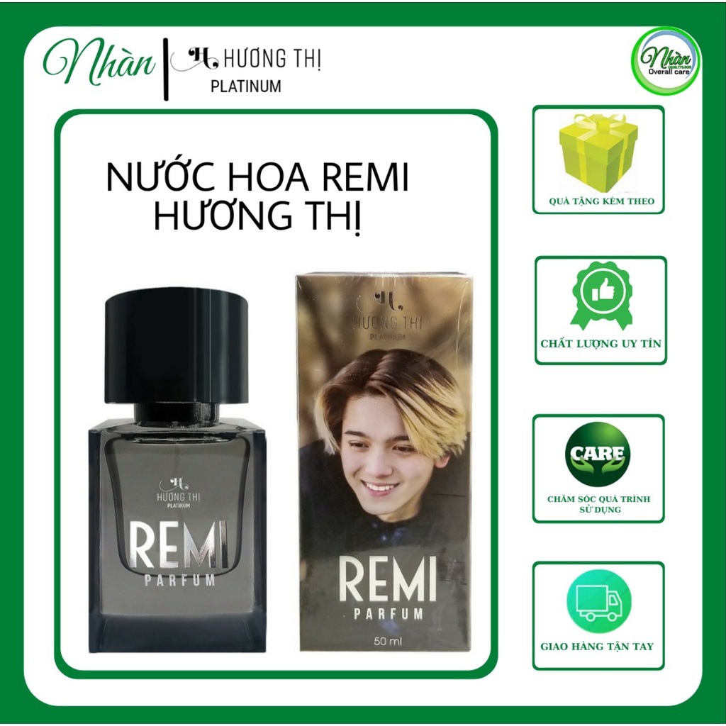 Nước Hoa Nam Remi Hương Thị Phong Cách Cá Tính Cho Phái Mạnh 50 ml TĐl Nhàn Trương