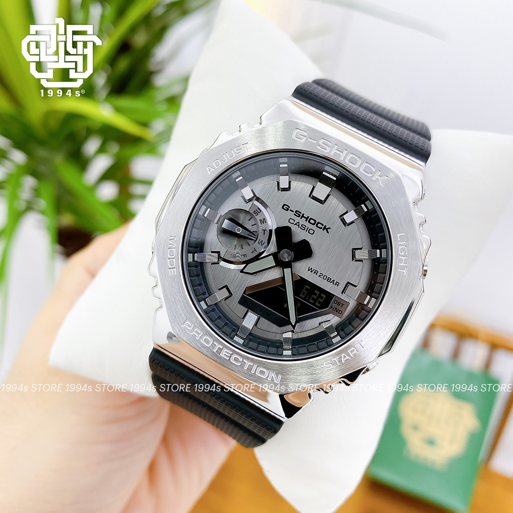 Đồng hồ nam Casio G-Shock GM-2100-1A chống va đập, chống nước 200m, hàng chính hãng
