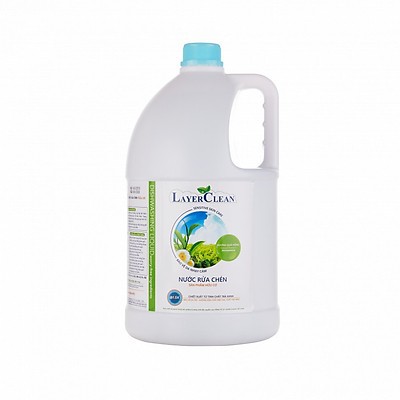 Nước rửa chén bát hữu cơ layerclean 5l HƯƠNG HỒNG