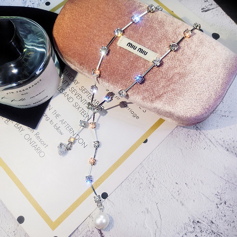 Vòng cổ Đính Đá Phong Cách Hàn Quốc Thời Trang Cho Nữ