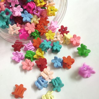 Kẹp tóc càng cua mini họa tiết hoa cho bé yêu dễ thương