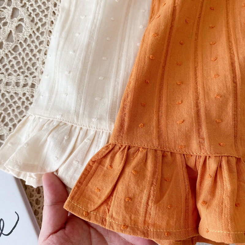 Đầm Công Chúa Mùa Hè Chất Liệu Cotton Phong Cách Nhật Bản Cho Bé Gái 80-120cm