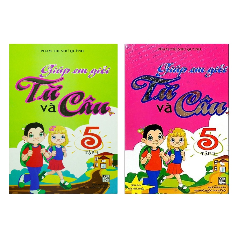 Sách - Combo Giúp Em Giỏi Từ Và Câu 5 (2 Tập)