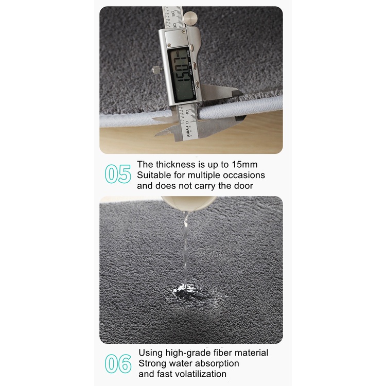 Thảm Chùi Chân Chống Trượt Thấm Hút Tốt
