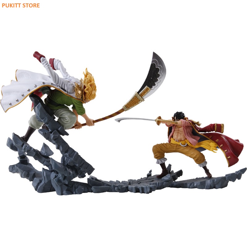 Mô hình One Piece - Mô hình Vua hải tặc Gol D Roger và Tứ Hoàng Râu trắng RG02