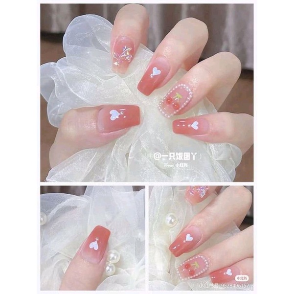 Móng giả_nail box móng thiết kế cute