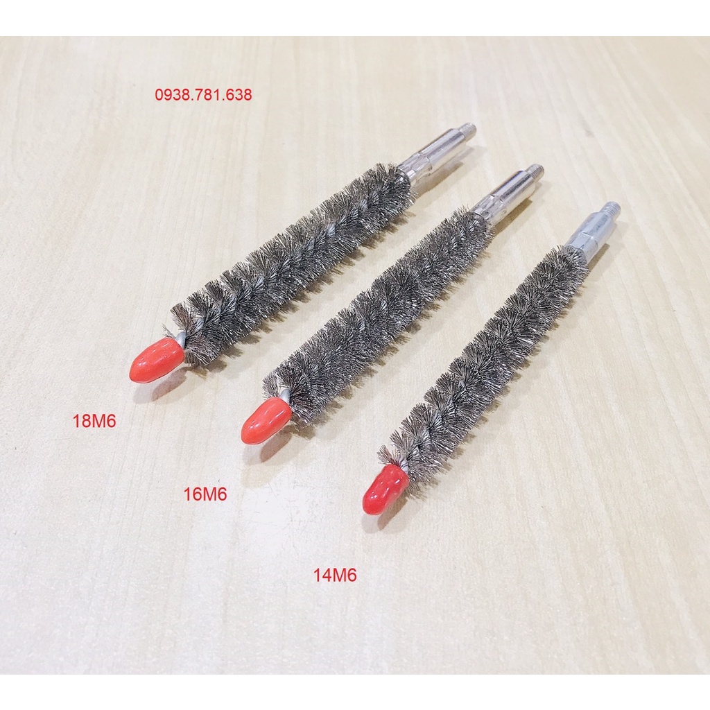 Chổi cước thông ống sợi Inox ren M6