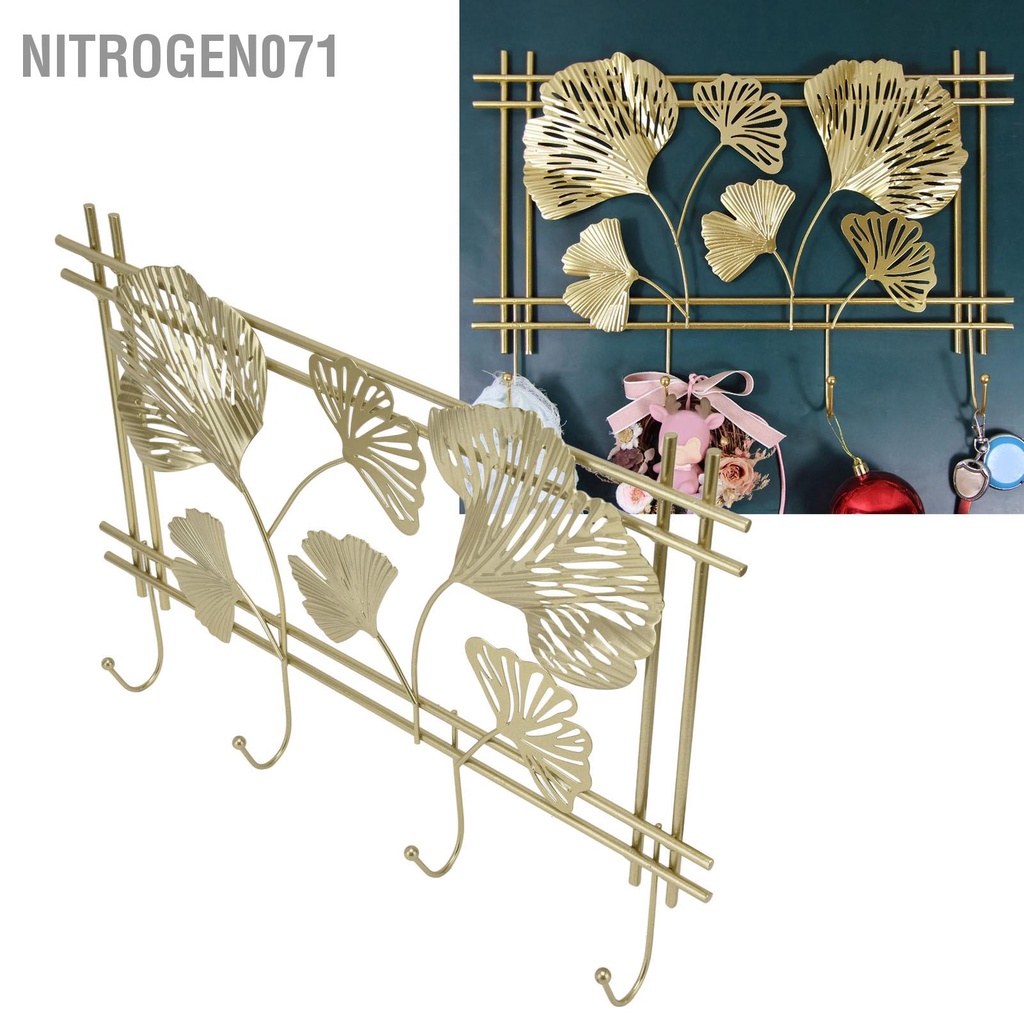 Nitrogen071 Giá áo treo tường Gingko Leef Design Kim loại cao cấp chắc chắn  bền bỉ Phong cách thanh lịch thời trang khoác